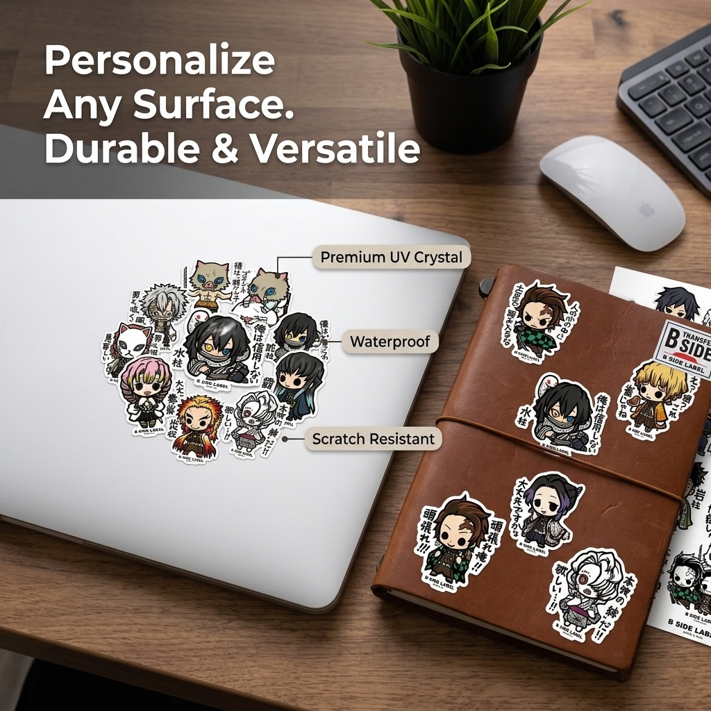 Car Accessories Japanese - Cartoon DIY Demon Slayer Kimetsu No