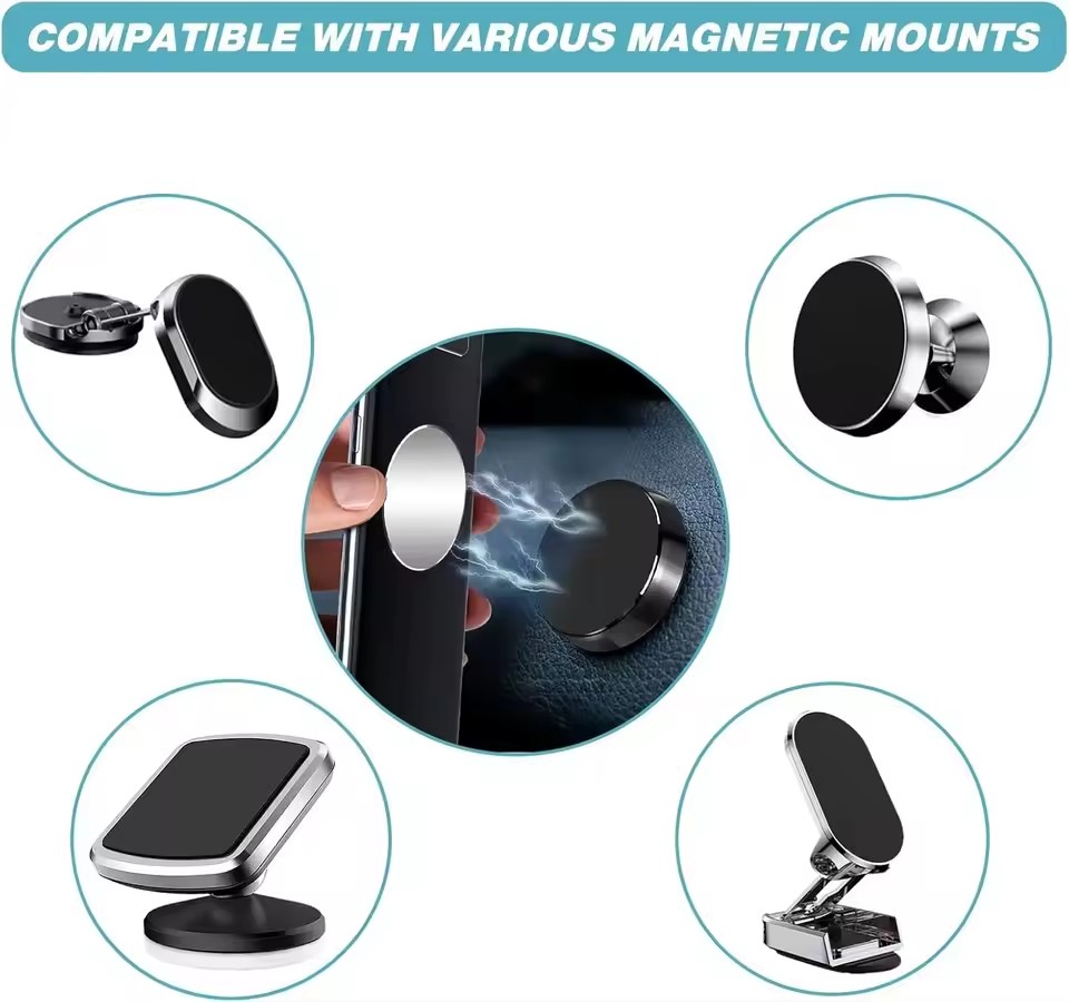 1/50Pcs Magnetic Metal Plate F - Car Phone Holder ulasan dan harga