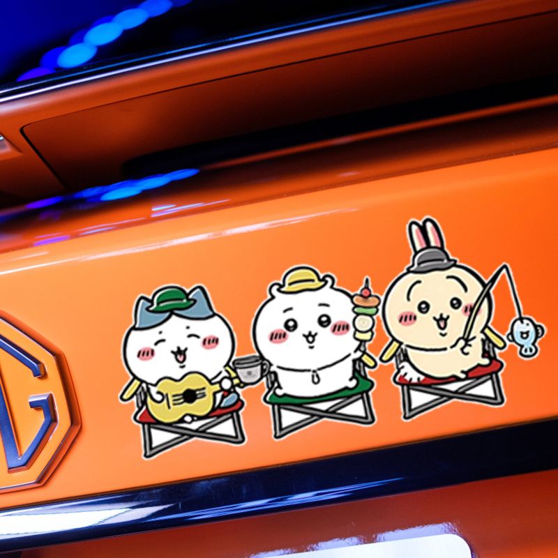 Chiikawa Car Body Stickers Rea - Car Accessories Japanese ulasan dan harga