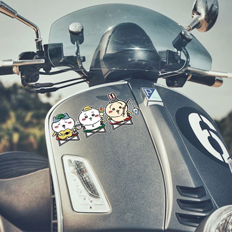 Chiikawa Car Body Stickers Rea - Car Accessories Japanese ulasan dan harga