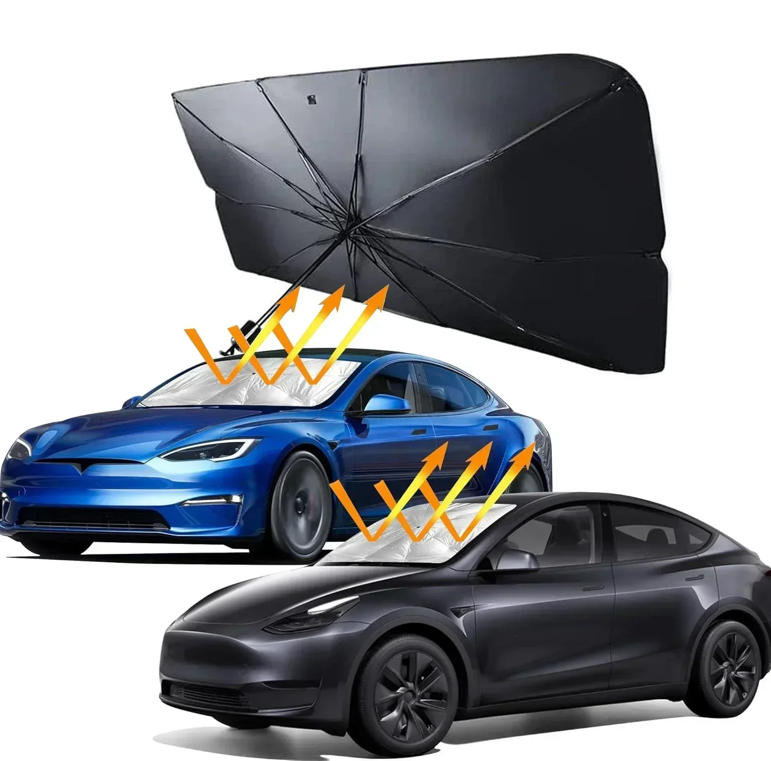 Car Parasol Inside The Front W - Windshield Sun Shade ulasan dan harga