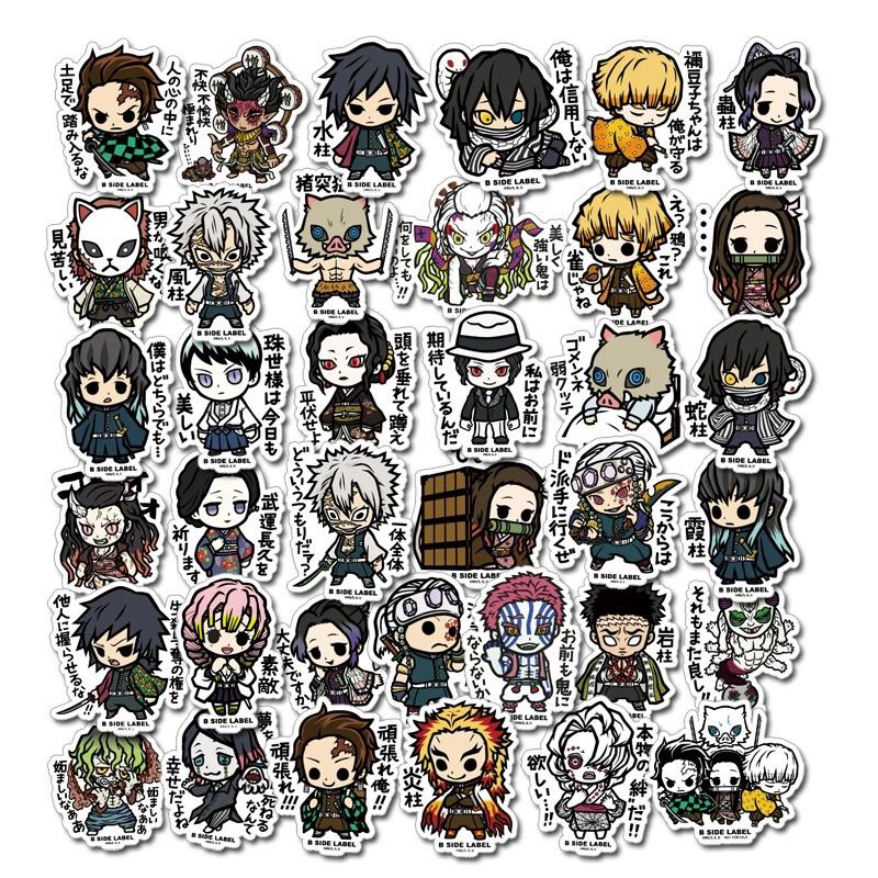 Cartoon DIY Demon Slayer Kimet - Car Accessories Japanese ulasan dan harga