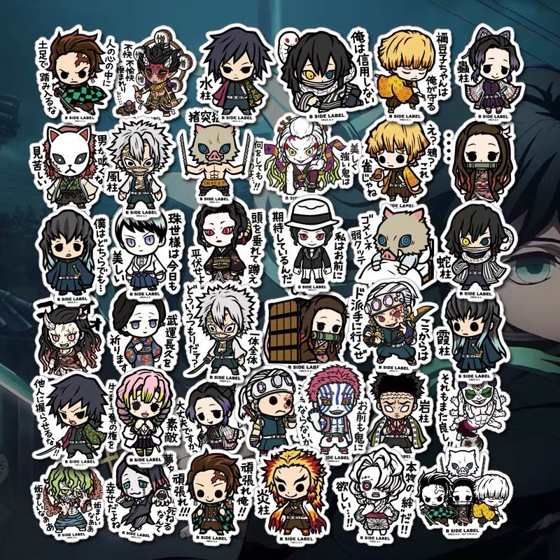 Cartoon DIY Demon Slayer Kimet - Car Accessories Japanese ulasan dan harga