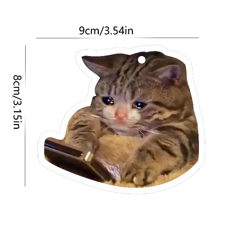 Car Air Freshener Crying Tabby - Car Air Freshener ulasan dan harga