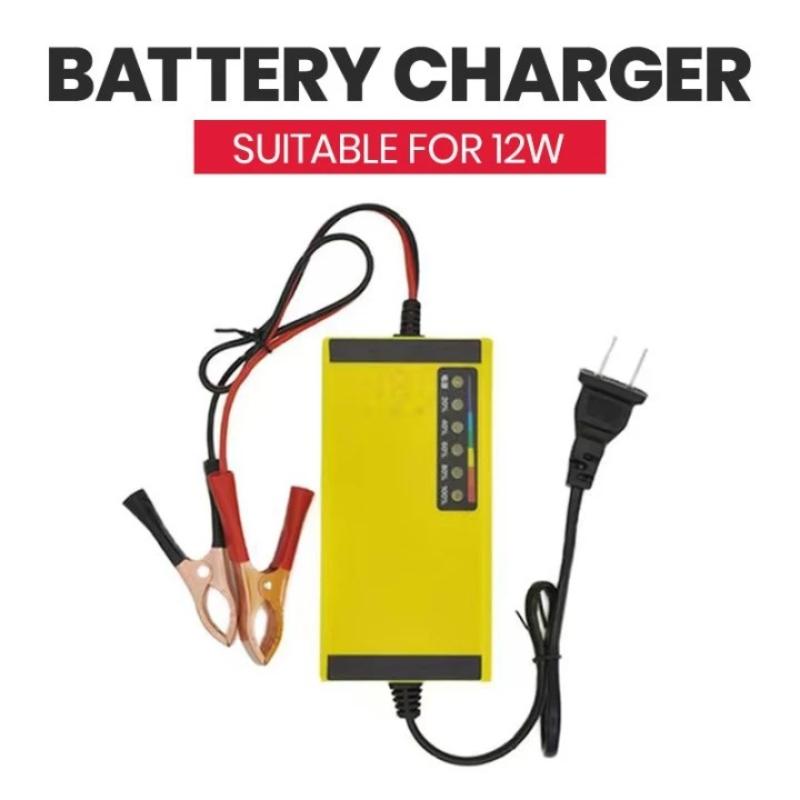 12V 4AH-20AH Car Battery Charg - Car Charger ulasan dan harga