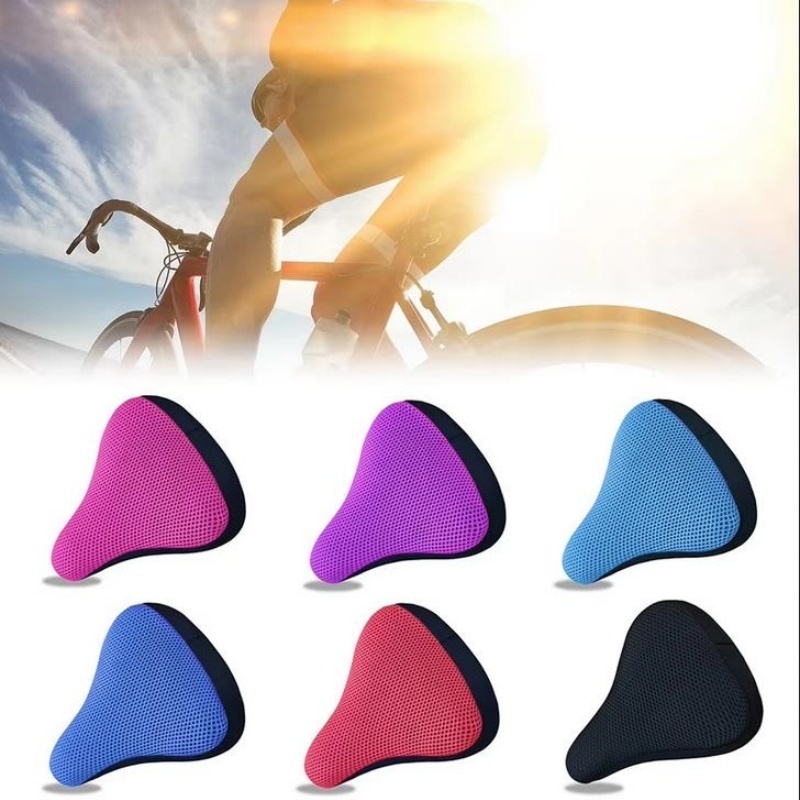 1PC 3D Soft Silicone Bike Seat - Car Seat Cover ulasan dan harga